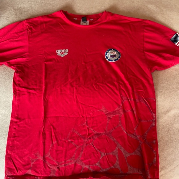 Arena USA Swimming T-Shirt - Picture 1 of 6